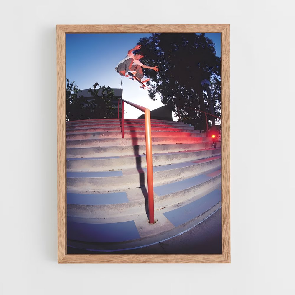 Poster Trickster Tom – affiche Skateboard (vue 4)
